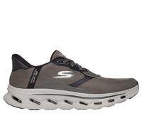 Skechers Men's Slip-ins: GO WALK Glide-Step 2.0 - Zac Sneaker in Dark Taupe, Size 10 | Synthetic/Textile, Vegan, Machine Washable