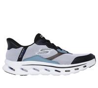 Skechers Men's Slip-ins: GO WALK Glide-Step 2.0 - Zac Sneaker in White/Black, Size 10 | Synthetic/Textile, Vegan, Machine Washable