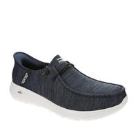 Skechers Men's Slip-ins GO Walk MAX-Free Hands Sneaker, Navy, 9 UK