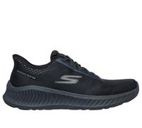 Skechers Men's Slip-ins: GO WALK Now - Payton Sneaker in Black, Size 7.5 | Textile/Synthetic, Vegan, Machine Washable