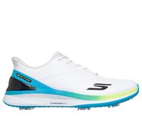 Skechers Men's Slip-ins Golf Waterproof: Blade Tour - Fairway Heritage Golf Shoes in White, Size 11.5 | Synthetic/Metal/Textile, Arch Fit , Hyper Burs