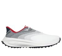 Skechers Men's Slip-ins Golf Waterproof: Flow SI Golf Shoes in White/Navy Blue, Size 7.5 | Synthetic, Hyper Burst