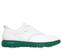Skechers Men's Slip-ins Golf Waterproof: Prestige - Nature of the Game Golf Shoes in White/Green, Size 9.5 | Leather/Synthetic/Textile, Arch Fit