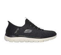 Skechers Mens Slip Ins Grey Blue Black Trainers Easy On Hands Free Shoes 232469