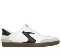 Skechers Men's Hotshot Relegate Sneaker, White Duraleather/Suede/Black Trim, 9.5 UK