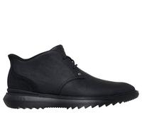 Skechers Men's Slip-ins Mark Nason: Mako - Oak Boots in Black, Size 9 | Leather/Metal