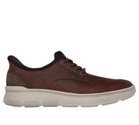 Skechers Men's Slip-ins Mark Nason x : Casual Glide Cell - Duncan Shoes in Red/Brown, Size 10 | Leather/Textile/Synthetic