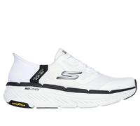 Skechers Men's Slip-ins: Max Cushioning Premier 2.0 Sneaker in White/Black, Size 7.5 | Textile/Synthetic, Vegan, Machine Washable