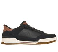 Skechers Men's Slip-ins: Recoil Sneaker in Black/Brown, Size 9.5 | Leather/Synthetic