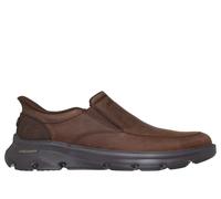 Skechers Men's Slip-ins Relaxed Fit: Arch Fit Garza - Umar Sneaker in Cocoa, Size 11 | Leather/Synthetic/Textile