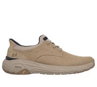 Skechers Men's Slip-ins Relaxed Fit: Arch Fit Maverick - Wolfe Sneaker in Taupe, Size 9 | Textile/Leather
