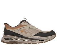 Skechers Men's Slip-ins Relaxed Fit: Arch Fit Orvan Ultra - Talon Sneaker in Taupe/Black, Size 9 | Leather/Synthetic/Textile