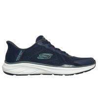 Skechers Men's Slip-ins Relaxed Fit: Equalizer 6.0 - Durran Sneaker in Navy Blue/Turquoise, Size 11 | Textile/Synthetic, Vegan, Machine Washable