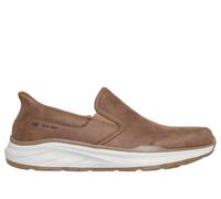 Skechers Men's Slip-ins Relaxed Fit: Equalizer 6.0 - Zorlo Sneaker in Whiskey, Size 9.5 | Textile/Synthetic, Vegan, Machine Washable