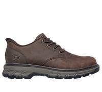 Skechers Men's Slip-ins Relaxed Fit: Lockett - Heath Boots in Cocoa, Size 10 | Leather/Synthetic