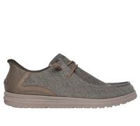 Skechers Men's Slip-ins Relaxed Fit: Melson - Coronado Sneaker in Khaki, Size 13 | Textile/Synthetic, Machine Washable