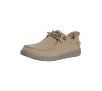 Skechers Men's MELSON Coronado Trainers, Taupe Canvas, 9 UK