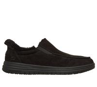Skechers Men's Slip-ins Relaxed Fit: Murette - Scofield Slipper in Black, Size 6 | Textile/Synthetic