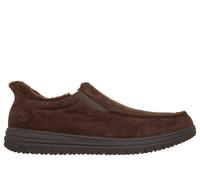 Skechers Men's Slip-ins Relaxed Fit: Murette - Scofield Slipper in Chocolate, Size 8 | Textile