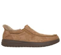 Skechers Men's Murette Scofield Slipper, Tan Microfiber, 8.5 UK