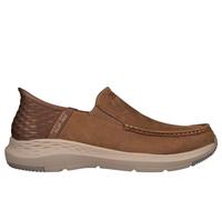 Skechers Men's Slip-ins Relaxed Fit: Parson - Oswin Sneaker in Desert, Size 11 | Leather
