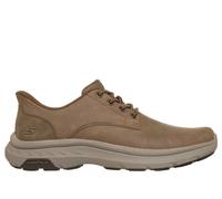 Skechers Men's Slip-ins Relaxed Fit: Pollard - Colt Shoes in Light Brown, Size 8.5 | Leather/Synthetic/Metal