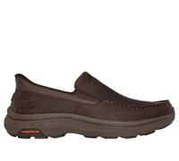 Skechers Men's Slip-ins Relaxed Fit: Pollard - Osgood Shoes in Cocoa, Size 7.5 | Leather/Synthetic/Textile