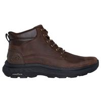 Skechers Men's Slip-ins Relaxed Fit: Pollard - Waylon Boots in Cocoa, Size 9.5 | Leather/Synthetic/Metal