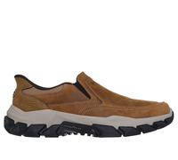 Skechers Men's Slip-ins Relaxed Fit: Santoro - Archaic Sneaker in Desert, Size 10 | Leather/Synthetic/Textile