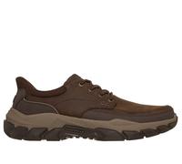 Skechers Men's Slip-ins Relaxed Fit: Santoro - Bradford Sneaker in Cocoa, Size 10 | Leather/Synthetic/Textile