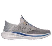 Skechers Men's Slip-ins Relaxed Fit: Slade - Caster Sneaker in Gray, Size 9 | Textile/Synthetic, Vegan