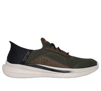 Skechers for man. 210891 Slade Cohen shoes green (44), Flat, Casual