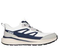 Skechers Men's Slip-ins Relaxed Fit: Slade Ultra - Raddix Slip-On Shoes in White/Navy Blue, Size 12 | Synthetic/Textile