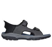 Skechers Men's Slip-ins Relaxed Fit: Tresmen - Reece Sandals in Charcoal, Size 11 | Synthetic/Textile