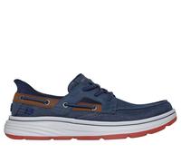 Skechers Men's Slip-ins Relaxed Fit: Troutt - Davey Slip-On Shoes in Navy Blue, Size 9 | Textile/Synthetic/Metal