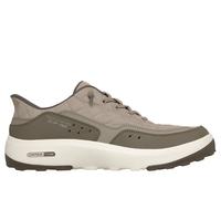Skechers Men's Slip-ins Relaxed Fit: Urban Explore - Cosy Fit Sneaker in Taupe, Size 13 | Textile/Synthetic/Leather, Machine Washable