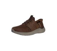 Skechers Men's Garner Newick Mens Trainers - Acdb Dark Brown Tex - Size: 10