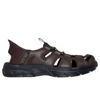 Skechers Men's Slip-ins: Revolted - Vartan Sandals in Chocolate, Size 11 | Synthetic/Textile/Leather