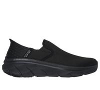 Skechers Men's D'Lux Walker 2.0 Reeler Sneaker, Black Mesh/Black Trim, 8 UK