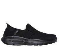 Skechers Men's Equalizer 5.0 Drayze Slip-On Sneakers, Black Mesh/Duraleather/Black Trim, 7 UK