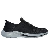 Skechers Men's Garner NEWICK Slip-On, Black Textile/Synthetic, 12 UK