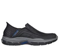 Skechers Men's Slip-ins RF: Respected - Elgin Slip-On Shoes in Black, Size 6.5 | Leather/Textile