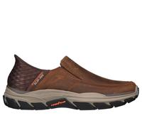 Skechers Men's Slip-ins RF: Respected - Elgin Slip-On Shoes in Brown, Size 7 | Leather/Textile