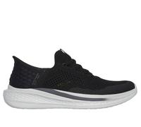 Skechers Men's Slip-ins RF: Slade - Quinto Sneaker in Black, Size 8 | Textile, Vegan, Machine Washable