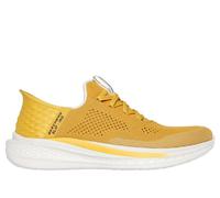 Skechers Men's Slip-ins RF: Slade - Quinto Sneaker in Yellow, Size 9 | Textile, Vegan, Machine Washable