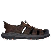 Skechers USA Men's Men's Tresmen-Norvick Fisherman Sandal, Chocolate, 9.5 UK