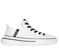 Skechers Men's Slip-ins Snoop Dogg: Snoop One - Boss Life Canvas Sneaker in White/Black, Size 7.5 | Textile/Leather