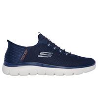 Skechers Summit Slip Ins NVY Navy Mens trainers 232457 in a Plain Textile in Size 6.5