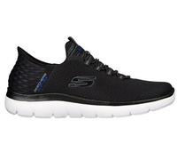 Skechers Men's Summits HIGH Range Sneaker, Black Mesh/Trim, 11 UK