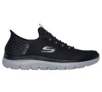 Skechers Men's Slip-INS Summits-HIGH Range Sneaker, Black Charcoal, 9 UK